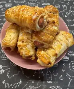 virslis tekercs recept