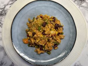 csirkemell zöldséges bulgurral recept