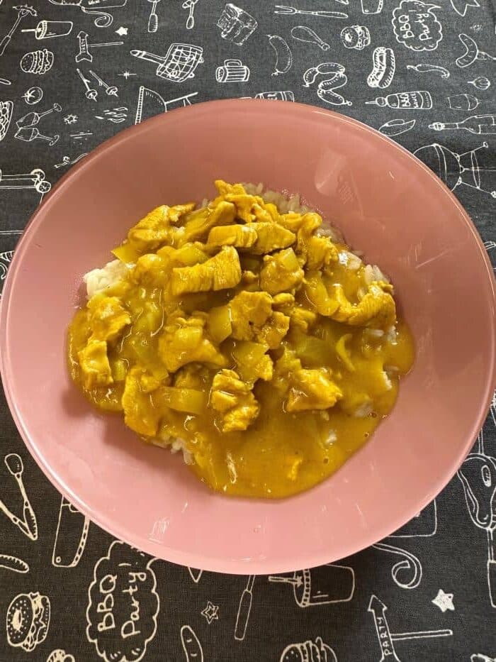 villám currys csirke recept