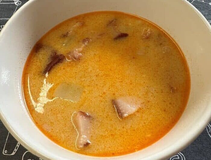 Kaszáslé (füstölt sült hússal)