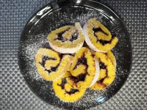 Piskótatekercs recept