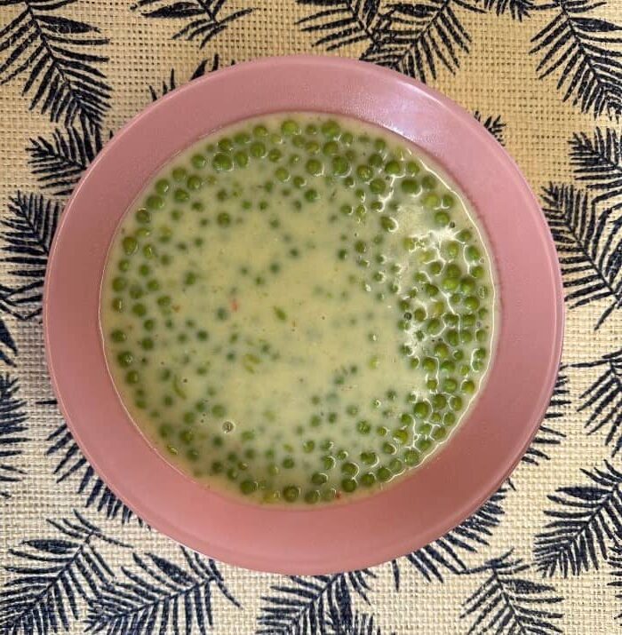 zöldborsófőzelék recept