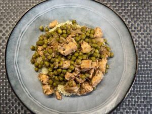 zöldborsós csirkemell ragu recept