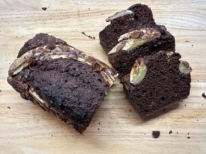 cukormentes kakós banánkenyér recept