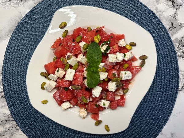 dinnye saláta recept