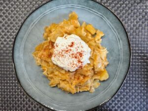 krumplistészta recept