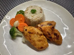 csirkemellfilé serpenyőben párolt zöldséggel recept