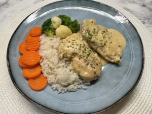 mézes mustáros tejszínes csirkemellfilé recept