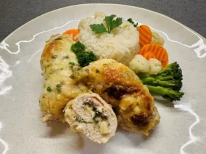 sajtos petrezselymes csirkemell tekercs recept