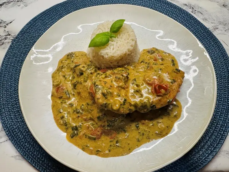 Krémes pesztós csirke recept