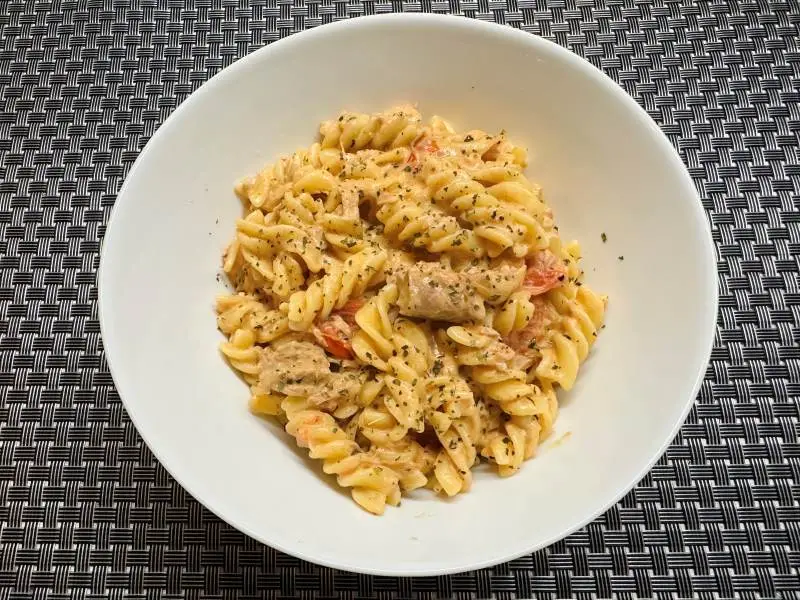 tejszínes tonhalas tészta recept