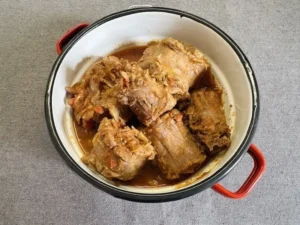 pulykanyak pörkölt recept