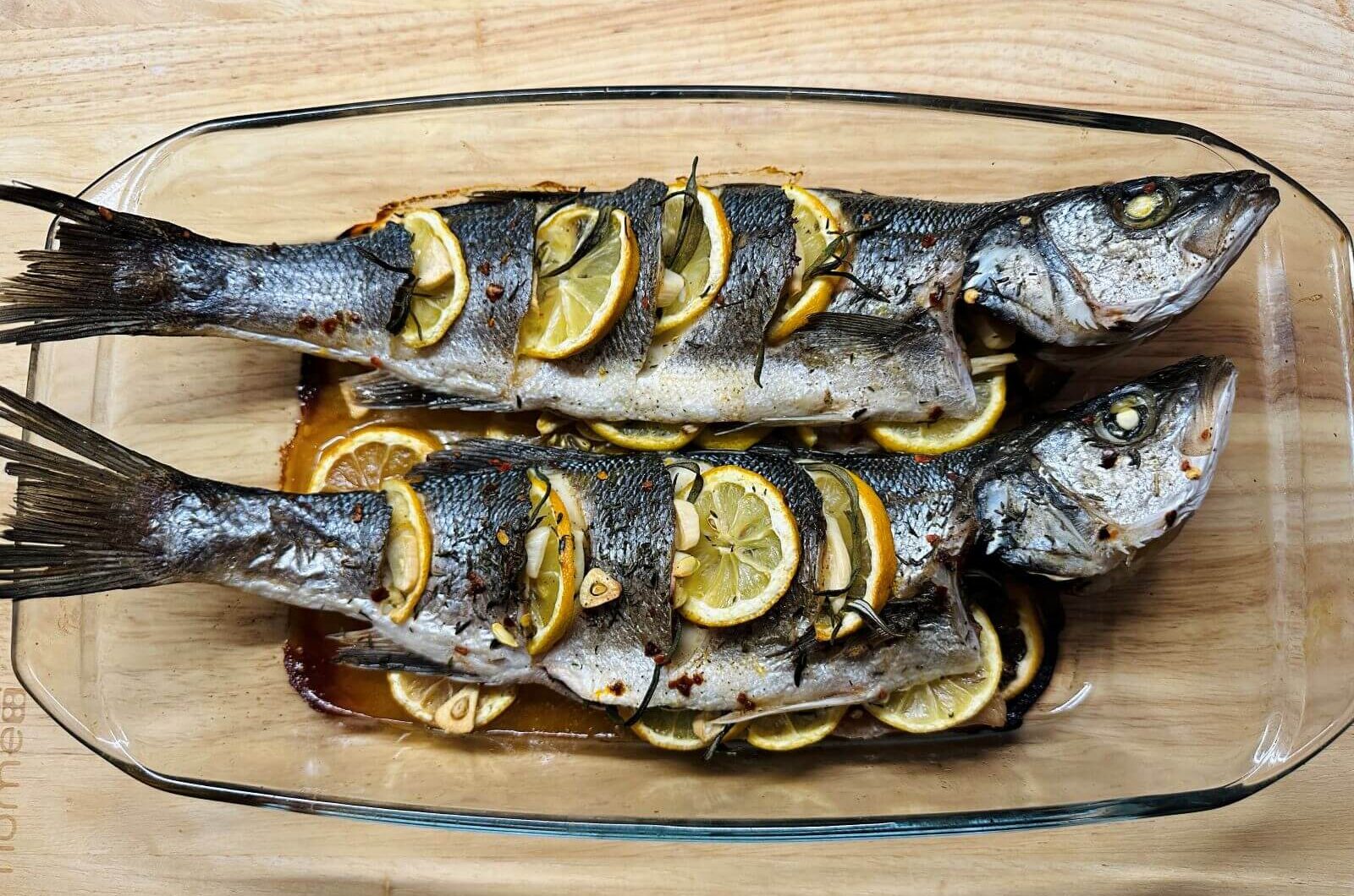 Farkassügér sütőben