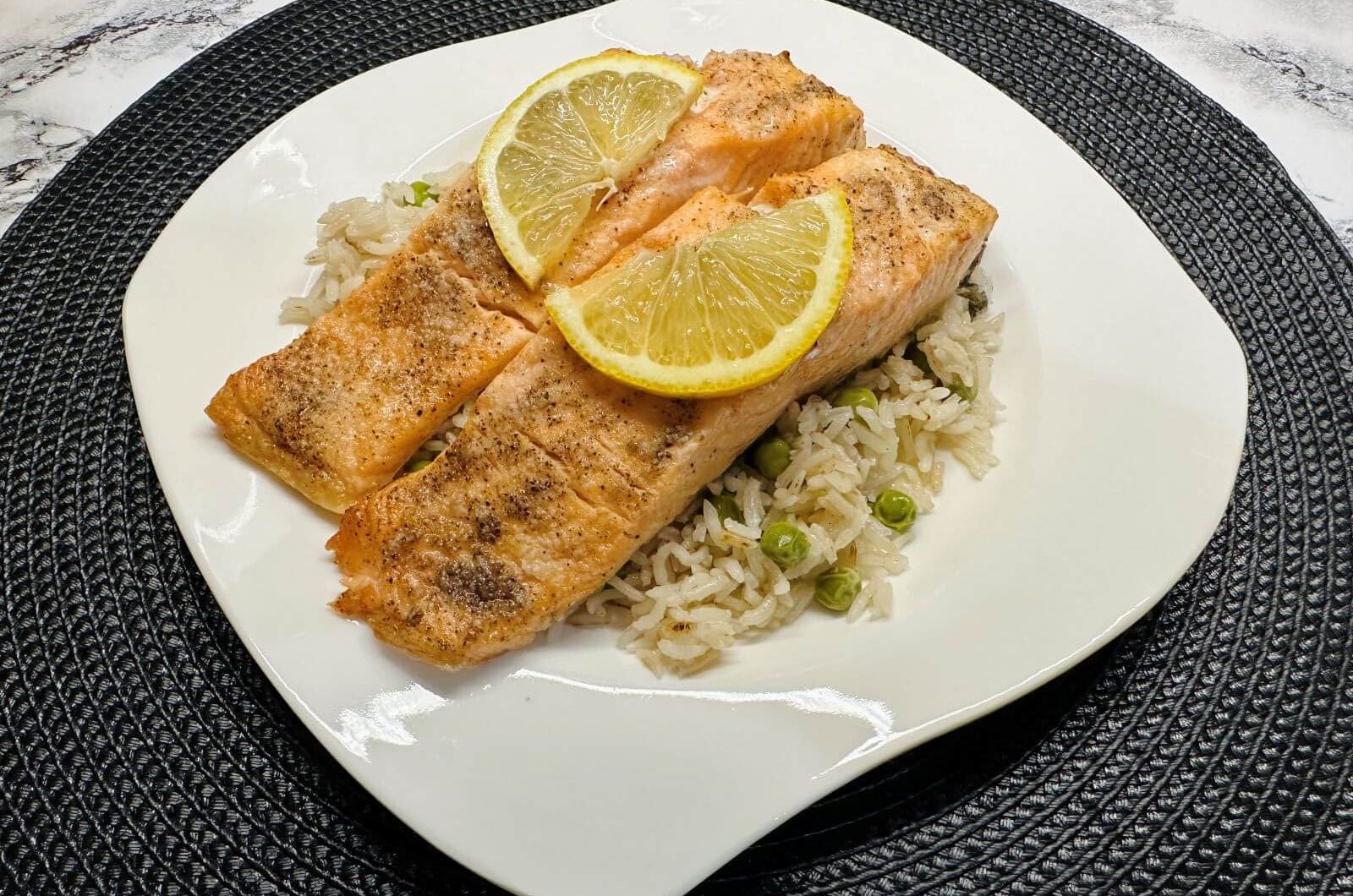 Sült lazac airfryerben