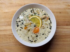 Tárkonyos csirkeraguleves